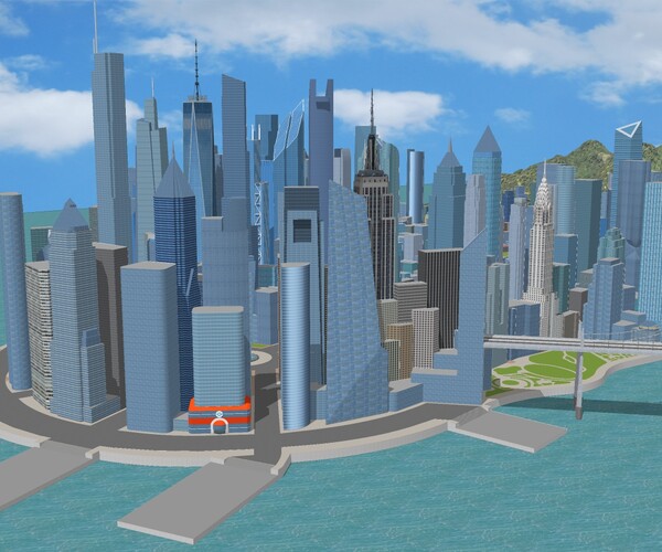 ArtStation Castelia City Resources