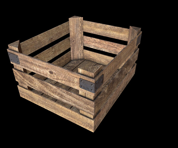 ArtStation 16 Wooden crates Game Assets