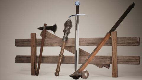 Medieval Melee Weapons Pack