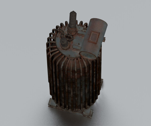 ArtStation - RUSTED MOTOR GAME READY LOW POLY | Game Assets