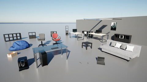 Office furnitures pack