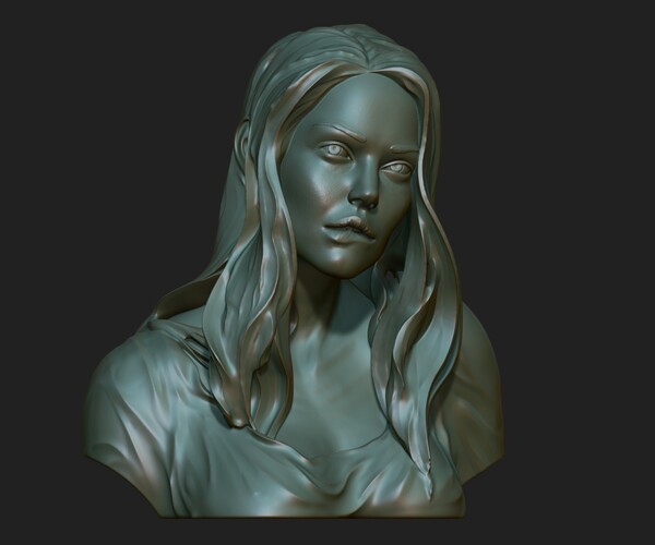 ArtStation - Female Bust Statue 220922 3D print model | Resources