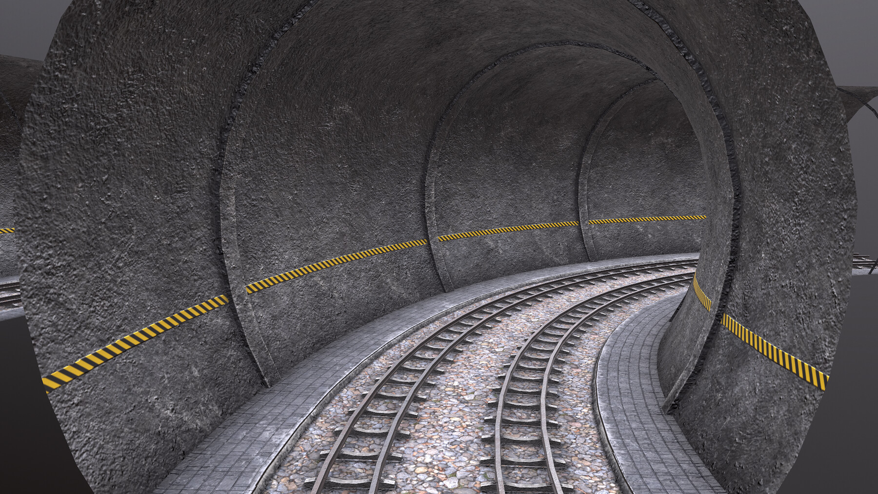 artstation-3d-model-modular-tunnel-with-rail-game-assets