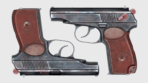 Makarov pistol (3d model)