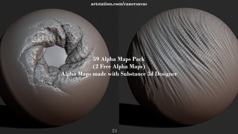 59 Alpha Maps (2 Free Maps)