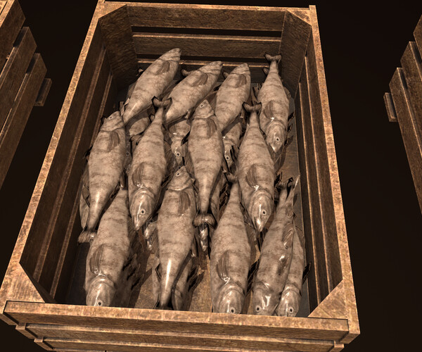 ArtStation Fish market Game Assets