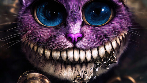 ArtStation - Steampunk Cheshire Cat | Artworks