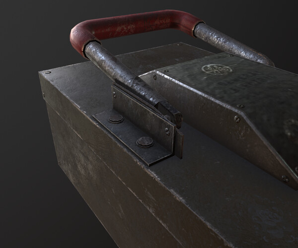 ArtStation - Industrial Power On - Off Switch | Game Assets