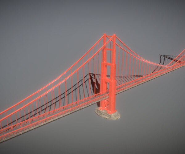 ArtStation - Golden Gate Bridge | Game Assets