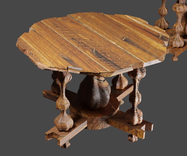 ArtStation Procedural Gothic Table Generator HQ Resources