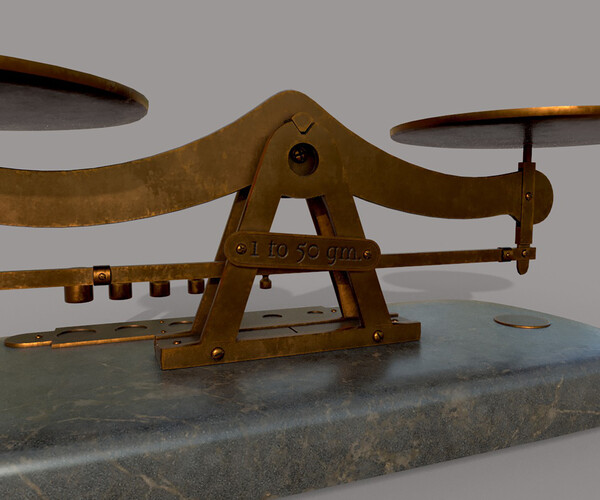 ArtStation Balance Scale Game Assets