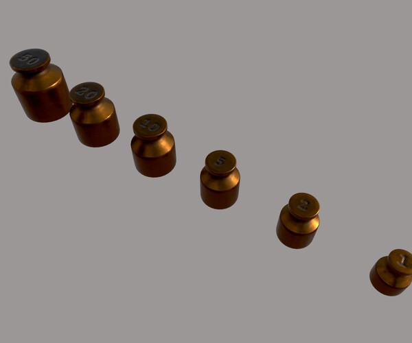 ArtStation Balance Scale Game Assets