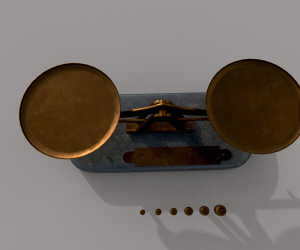 ArtStation Balance Scale Game Assets