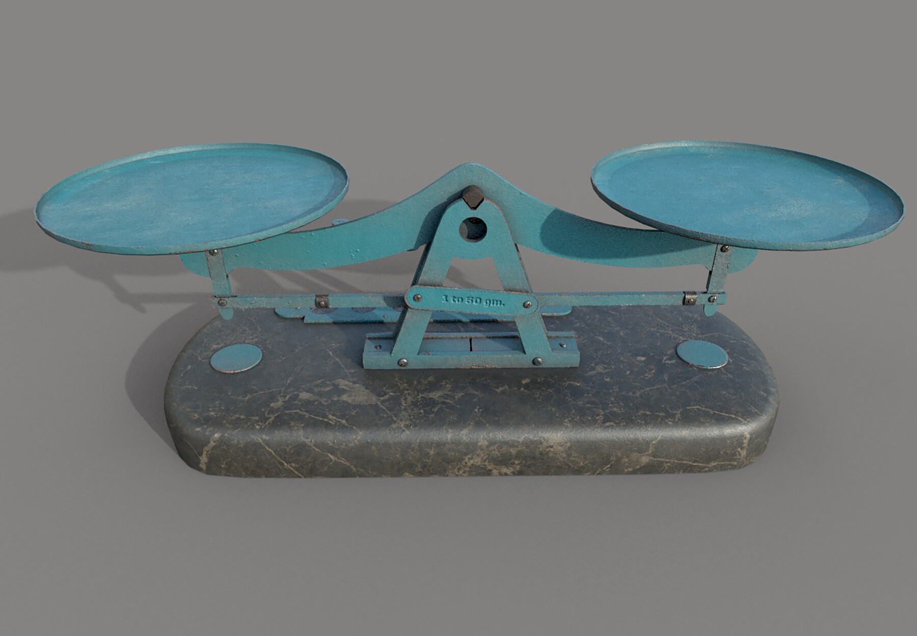 ArtStation Old Balance Scale Game Assets