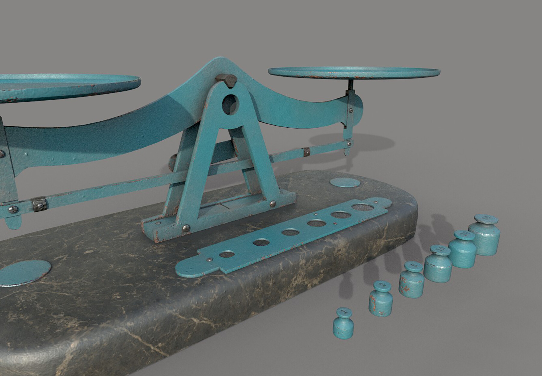 ArtStation Old Balance Scale Game Assets