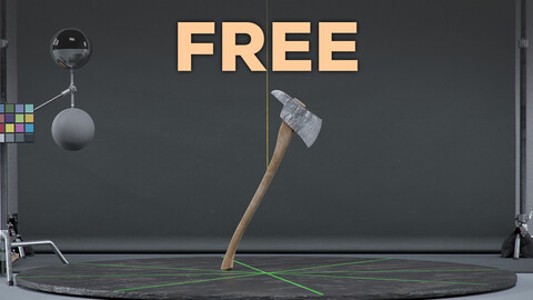 Axe From The Shining Free 3D model