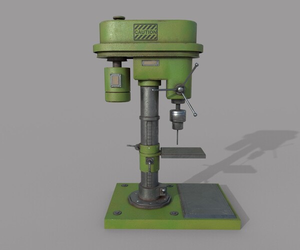 ArtStation Drilling Machine Game Assets