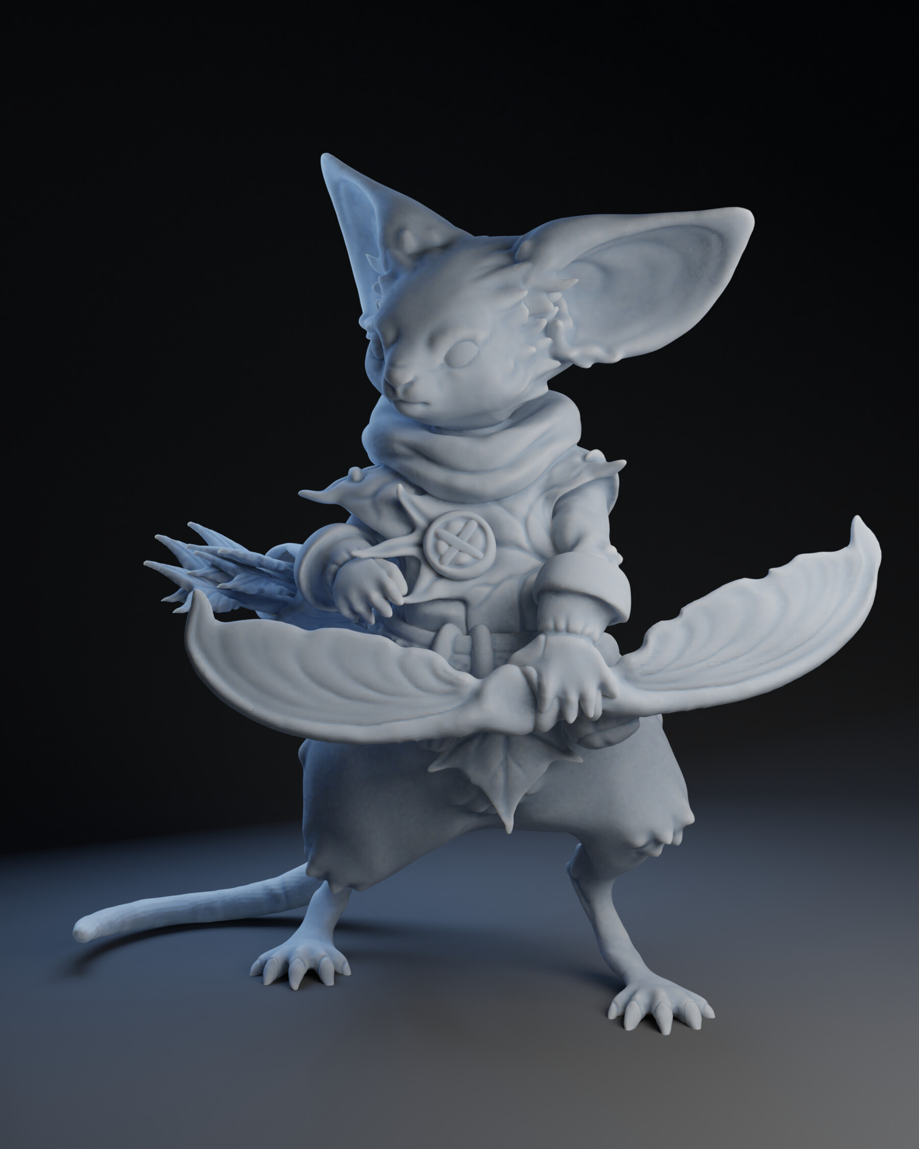 ArtStation - Mouse Ranger 01 - Tabletop Miniature | Resources