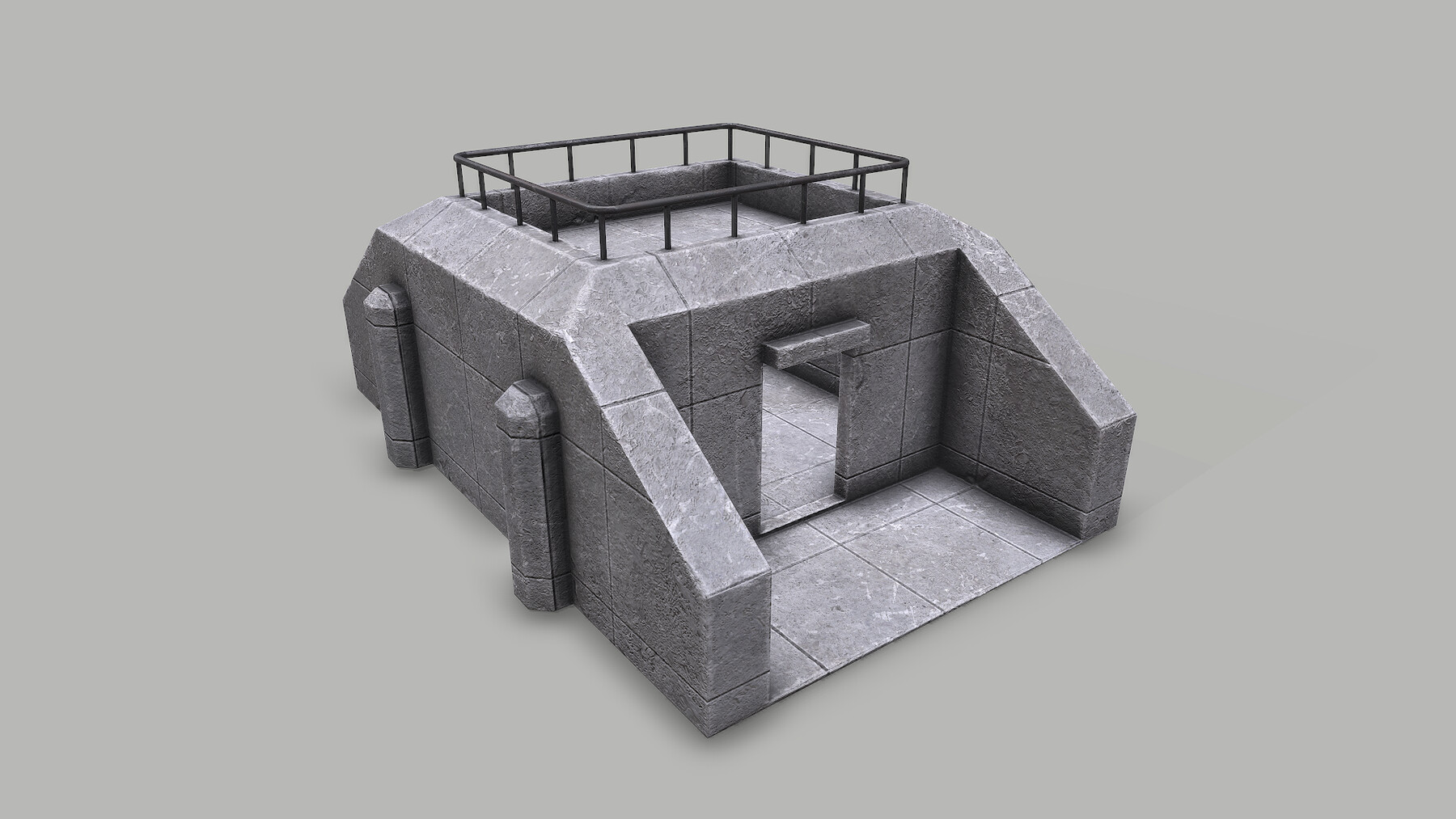 ArtStation Military Bunker Game Assets
