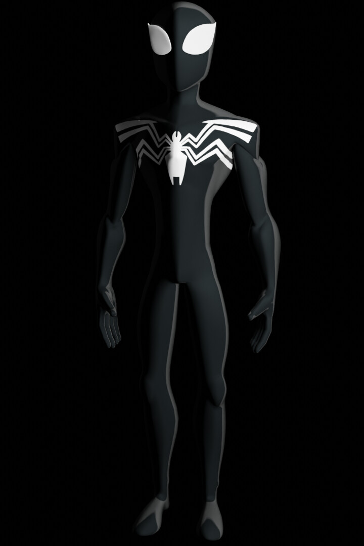 Spectacular Spider-Man テクスチャーfoil BLACK Spectacular Spider-Man (Black) Art Card (Gold-Stamped