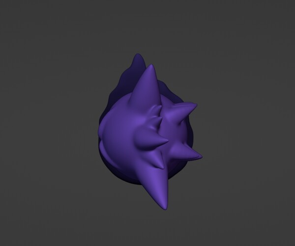 3D model Pokemon Gengar VR / AR / low-poly