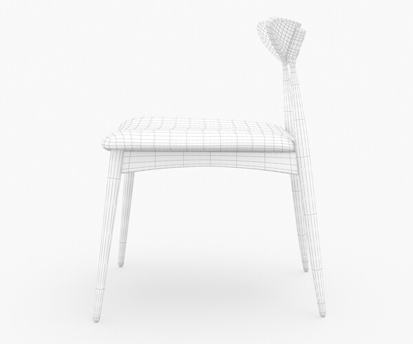 ArtStation Christopher Knight Home Barron Fabric Dining Chairs 3D