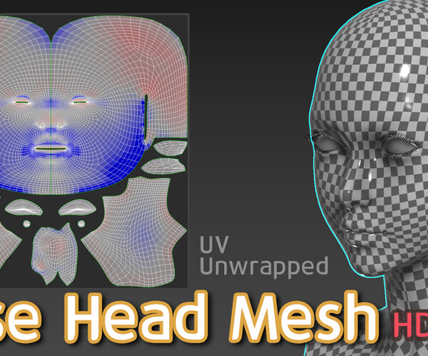 ArtStation - Head Base Mesh (HD) | Resources