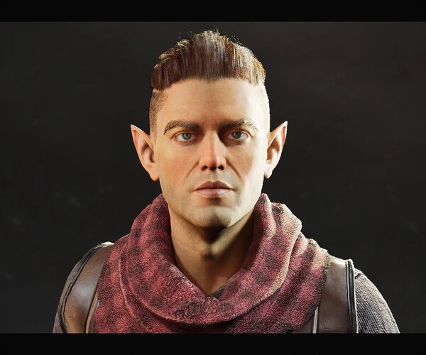 Artstation Ranger Male Elf Fantasy Elves Collection Ue5 Game