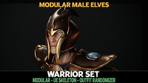 Warrior - Male Elf - Fantasy Elves Collection [UE5]