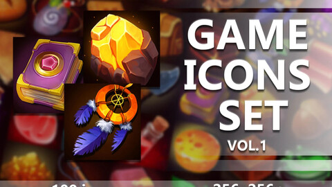 x100 RPG Game Icons Pack