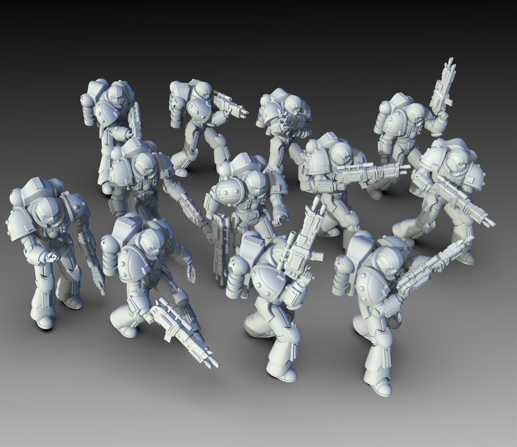 ArtStation - Planetary Raiders STL pre supported | Resources