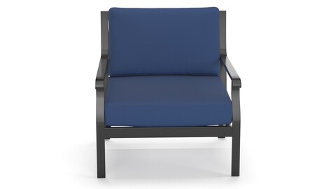 Kathy Ireland Homes Madison Metal Seating Chair 3D Model