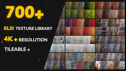 Complete Tileable PBR Texture Library For 3d Artists |+ 700 Textures | + Life Time Update