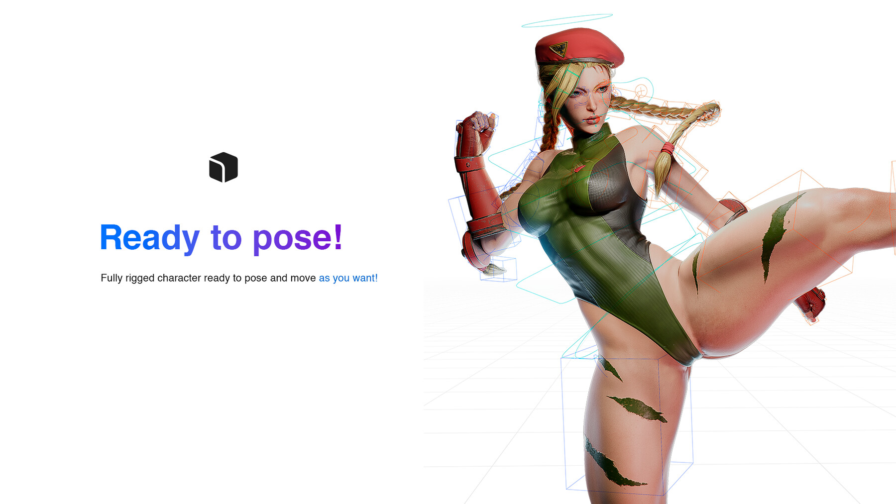 Cyber Cammy (Street Fighter) - 3D model by iszologyak (@iszologyak