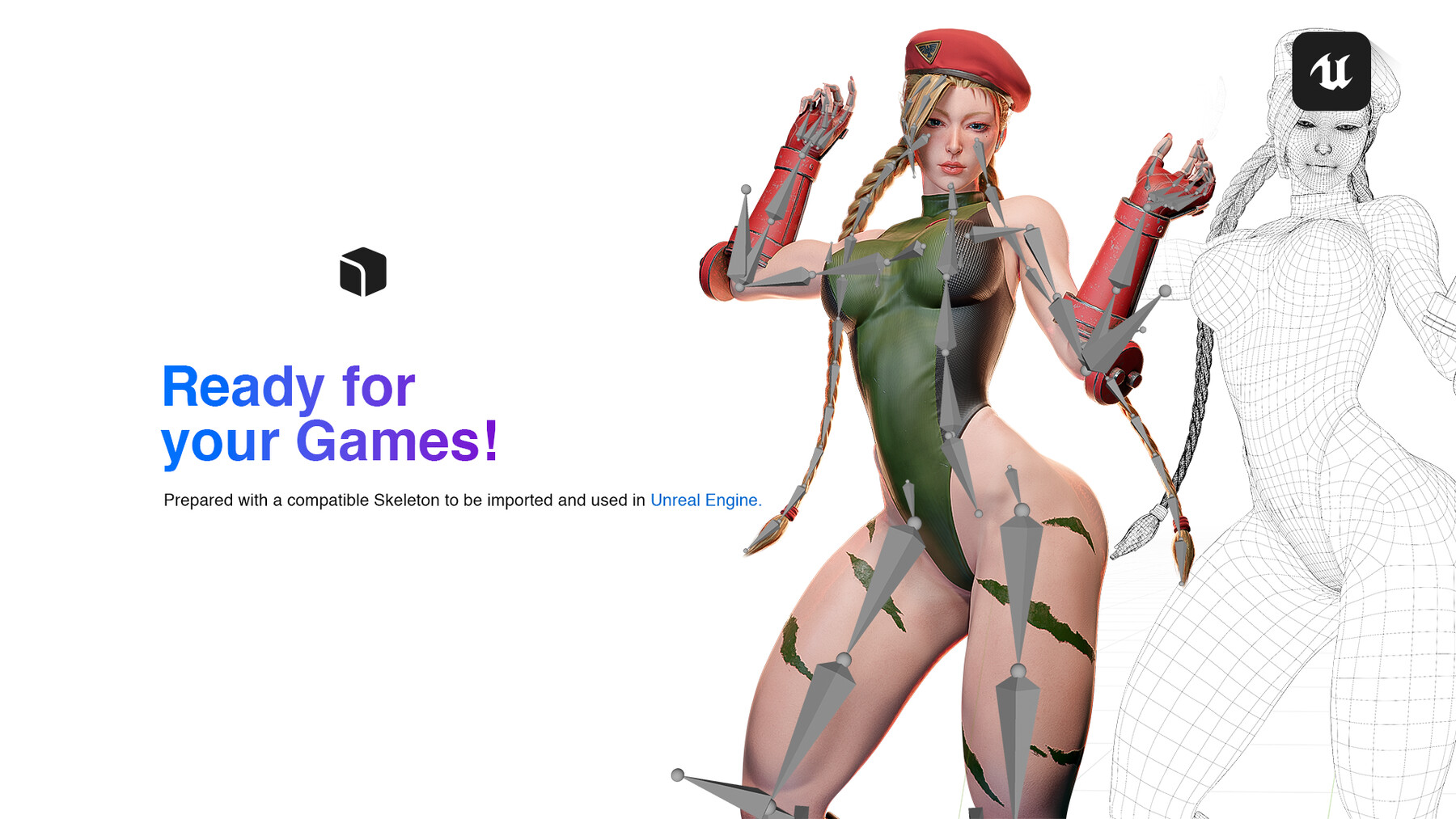 Cyber Cammy (Street Fighter) - 3D model by iszologyak (@iszologyak