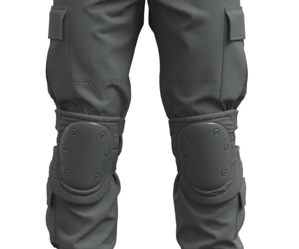 ArtStation Military Tactical Combat Pants and Knee pad (Marvelous