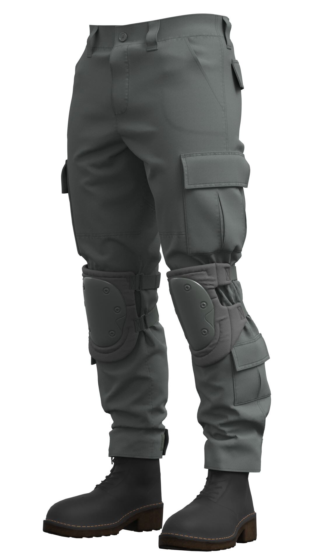 ArtStation Military Tactical Combat Pants and Knee pad (Marvelous