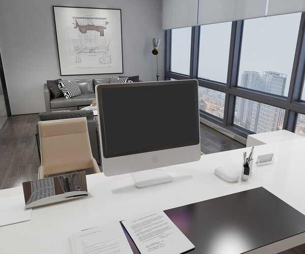 ArtStation - Administration Offices - 2020 - 01 | Resources