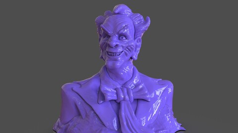 Stylized Joker Bust