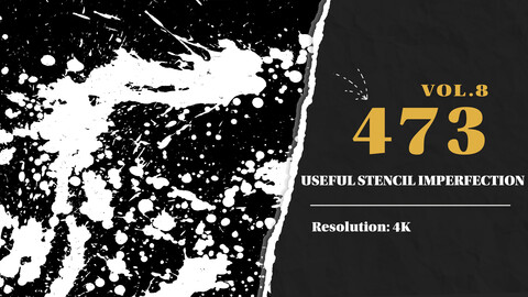 MEGA PACK --- 473 High Quality Useful Stencil Imperfection vol.8