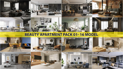 Beauty Apartment Pack 01 - 16 model