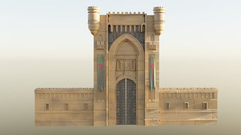 Medieval Door Free 3D Model