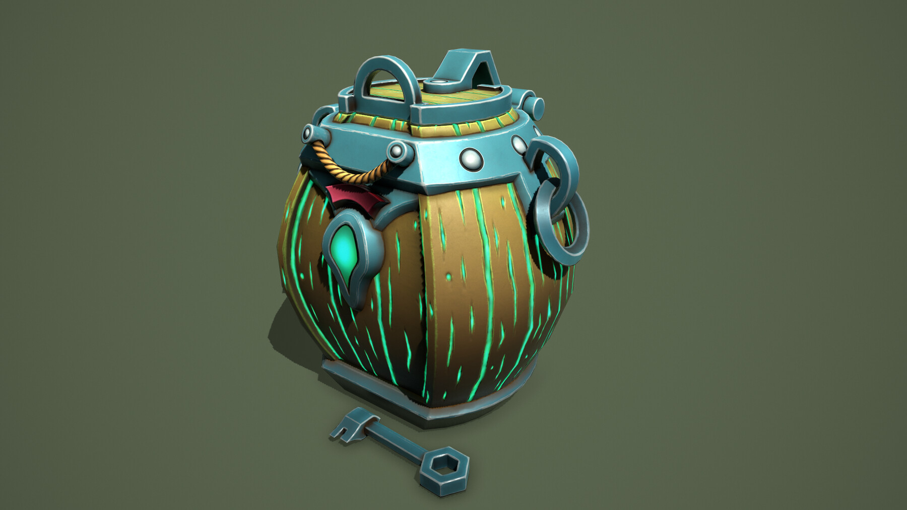 ArtStation Barrel Chest Game Assets   File 