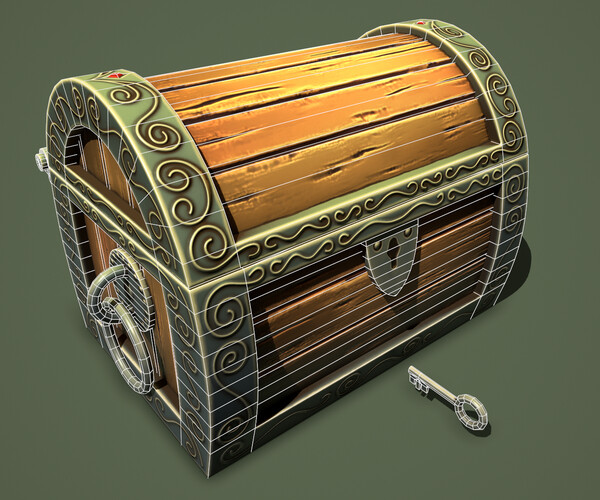 ArtStation - Magic chest 2 | Game Assets