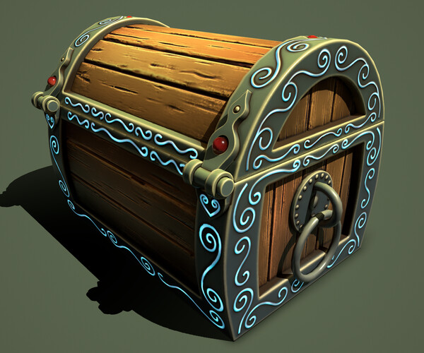 ArtStation - Magic chest 2 | Game Assets