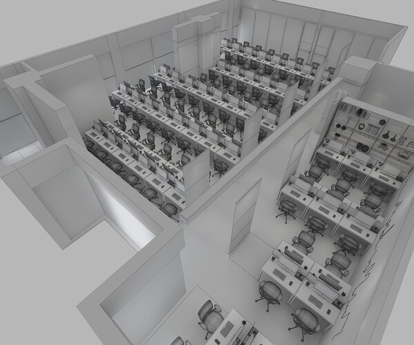 ArtStation - Administration Offices - 2020 - 03 | Resources