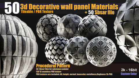 50 3d Decorative wall panel materials