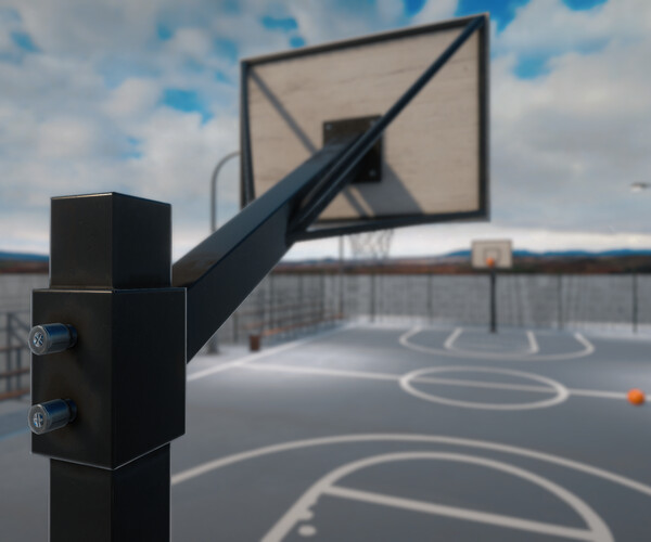 Artstation Basketball Hoop Game Assets