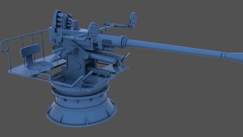 Bofors 40mm - 1/72 scale - 3D PRINTING