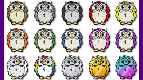 Twitch Sub Badges: Owls